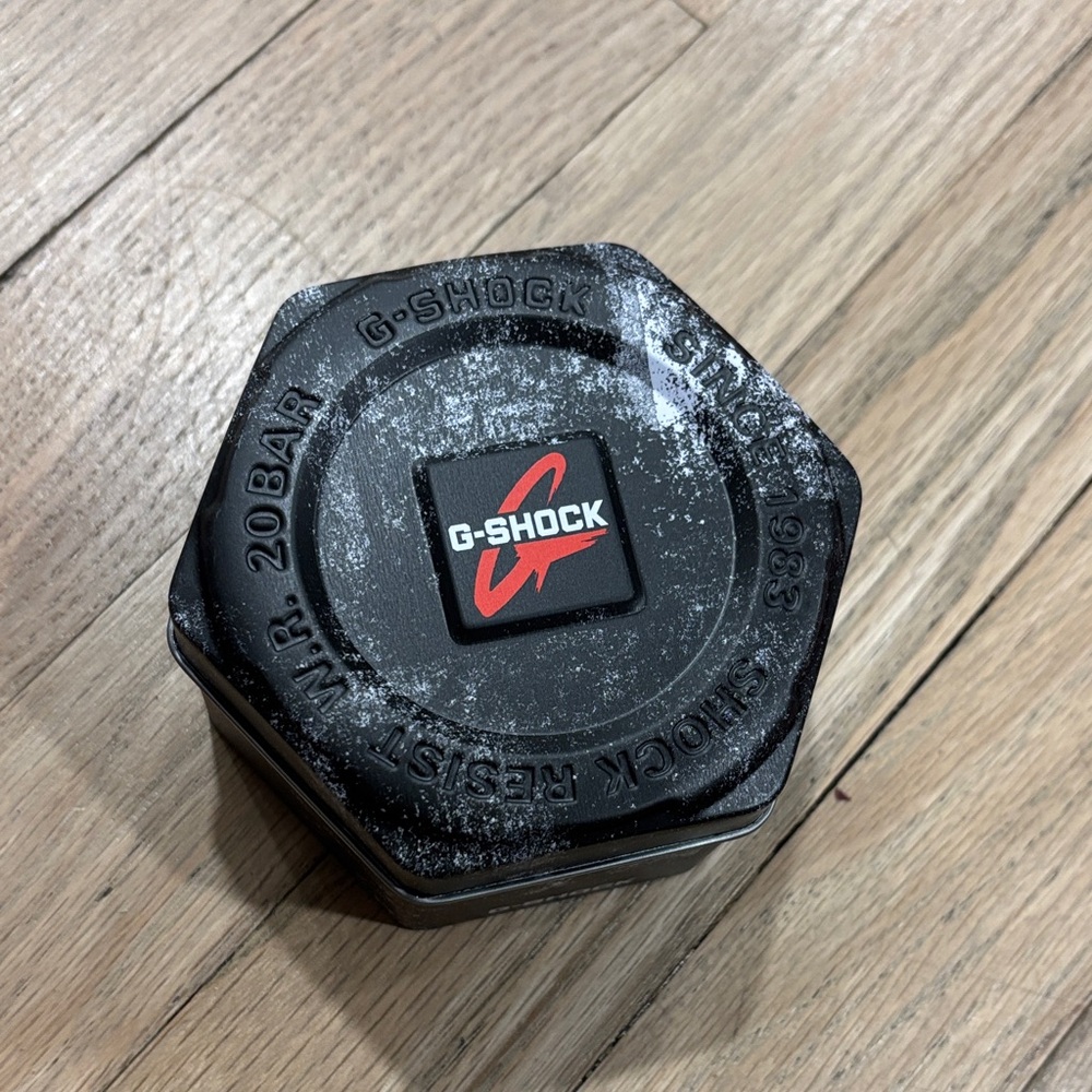 G-Shock Black and Red Watch Case